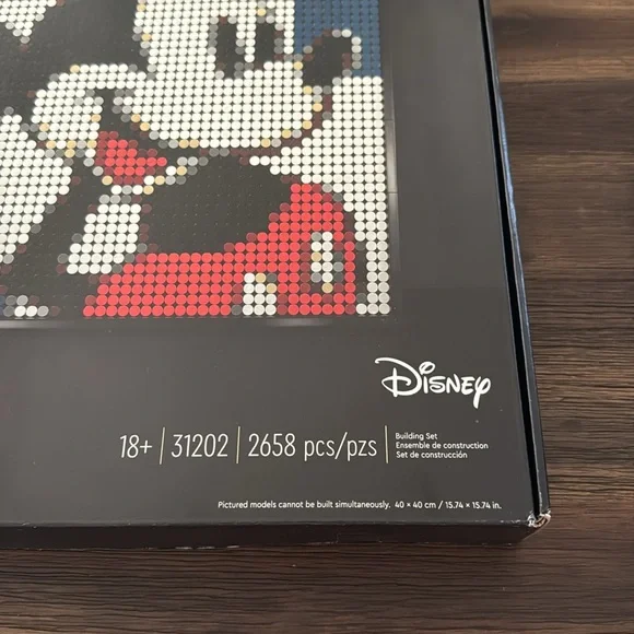 LEGO Art 31202 Disney’s Mickey Mouse Retired Building Set Sealed NEW - Picture 7 of 7